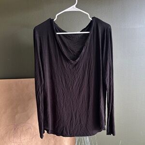 Black Long Sleeve Women's Top